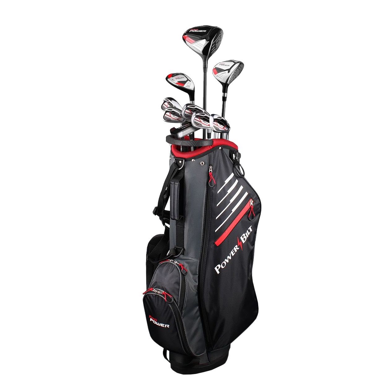 PowerBilt Golf Men's Pro Power Graphite Shaft Set – Driver, Wood