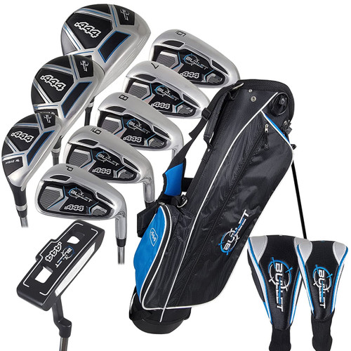 BULLET 444 メンズゴルフクラブセット Bullet Golf .444 Premium Complete Club Set with Stand Bag