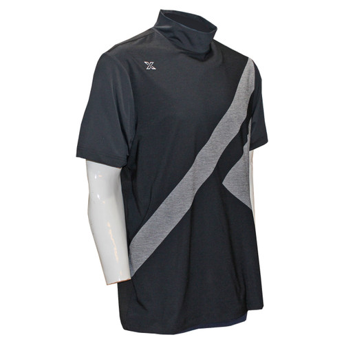 JDX X5 Short-Sleeve Mock Neck Golf Shirt - GolfEtail.com