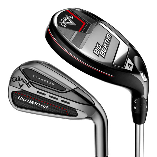 Callaway Golf Big Bertha 2023 Hybrid Combo Irons (4H/5H Hybrid, 6