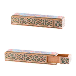Wood / Mosaic Persian Pencil Case