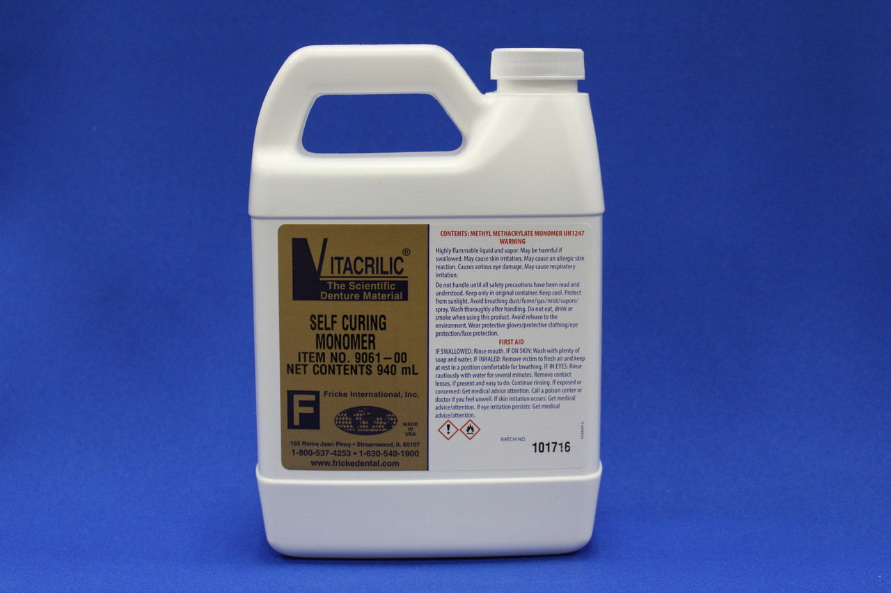 Dental Products Monomer Self Curing Monomers Fricke Dental