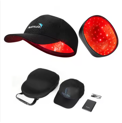 Diode Red Light Therapy Baseball Cap For Hair Growth – 650nm Laser LLLT Hair Growth Hat for Home Use