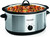 Crock-Pot 7 Quart Oval Manual Slow Cooker, Stainless Steel