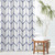 Modern Shower Curtain with Herringbone Pattern