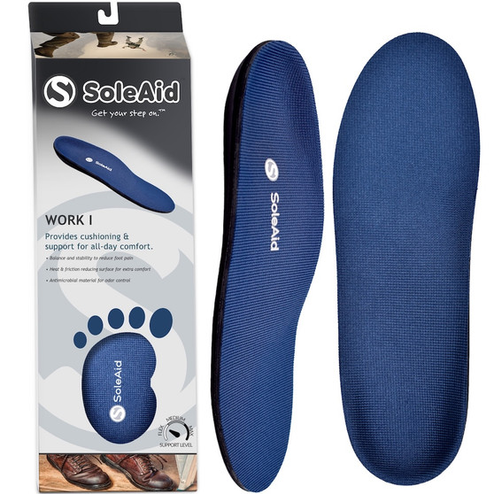 Soleaid Work I Insoles – Semi-Flex Arch Support Insert for Mild Pronation & Plantar Fasciitis - Anti-Fatigue Comfort Insole for Balanced Walking and Standing Support Soleaid Work I Insoles – Semi-Flex Arch Support Insert for Mild Pronation & Plantar Fasciitis - Anti-Fatigue Comfort Insole for Balanced Walking and Standing Support