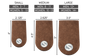 SoleAid Adjust-a-heel size chart
