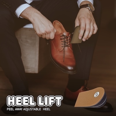 SoleAid Adjustable Heel Lift, heel lift, shoe insert, leg length discrepancy, foot care
