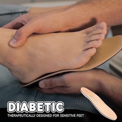 SoleAid Therapeutic Diabetic Insoles, SADMERC, sensitive feet, shoe inserts