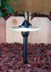 Modern Glass Path Light, Black Modern Glass Path Light, Black