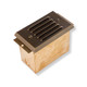 Solid Brass Louvered Step Light