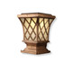 Premium Classic Solar Pillar Light In Bronze