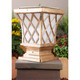 Premium Classic Solar Pillar Light In Bronze