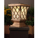Premium Classic Solar Pillar Light In Bronze