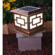 Premium Solar Fence Pillar Light