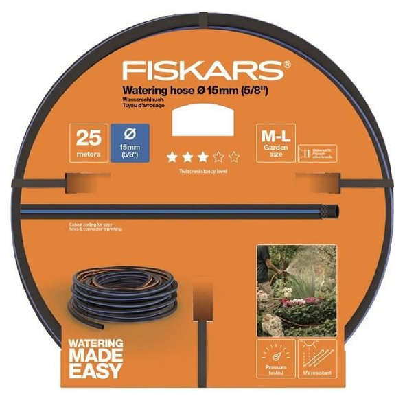 Furtun de gradină Fiskars Q3, 15 mm (5/8")