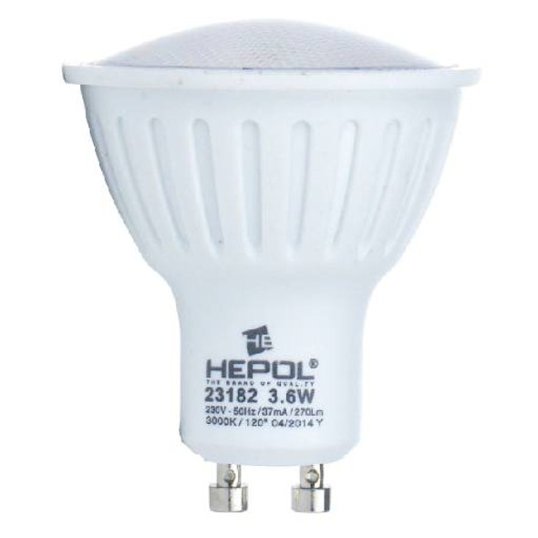 Bec LED Hepol, soclu GU10, putere 3.6W