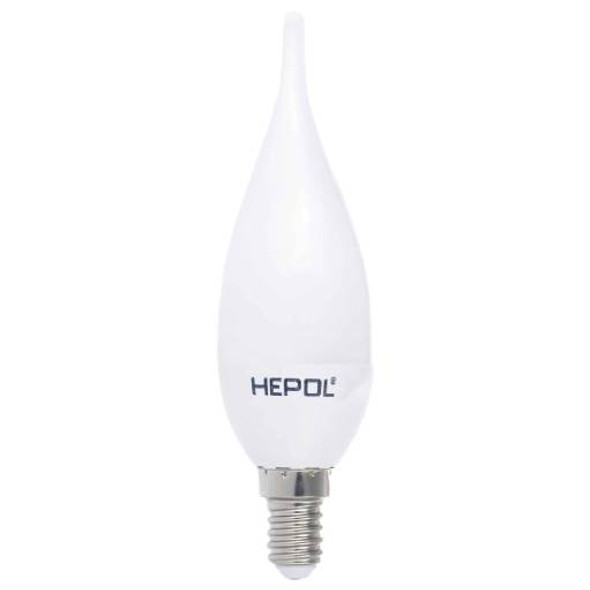 Bec lumânare LED, Ecoline Hepol, dulie E14, putere 5 W