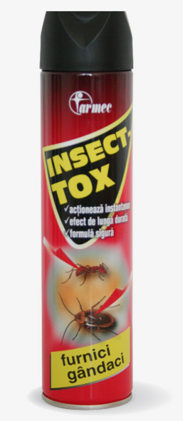 Insecticid de uz caznic pentru furnici, gândaci și insecte târâtoare