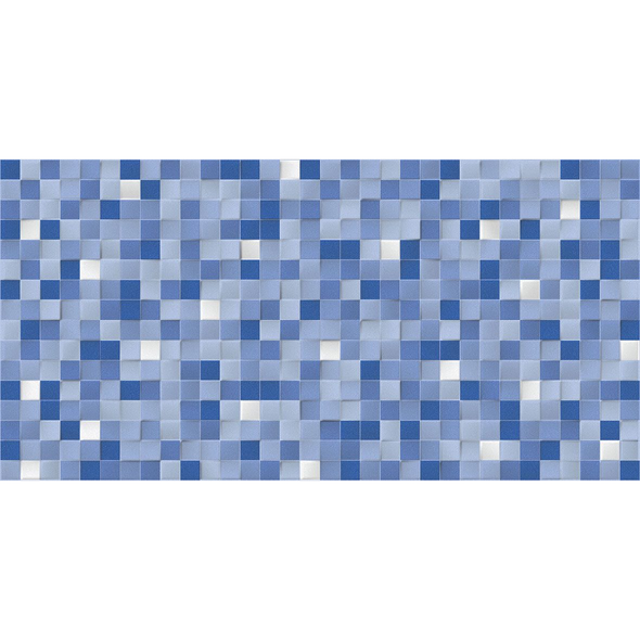 Faianță Cromatic Gloss,  Albastru Minimo, 25 x 50 cm