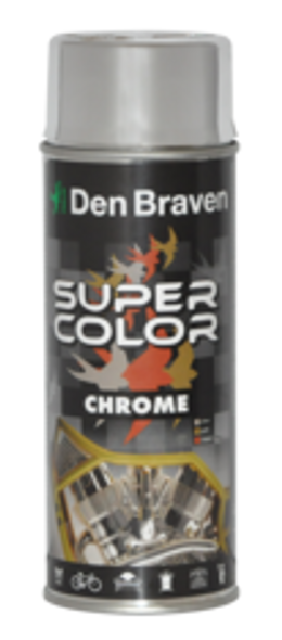Spray retuș vopsea decorativă efect crom, 400 ml, Den Braven