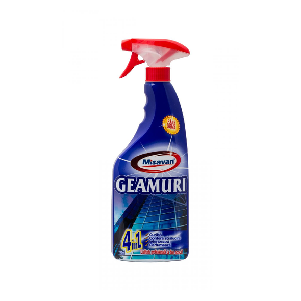 Soluție de curățat geamuri 4 în 1, 750 ml