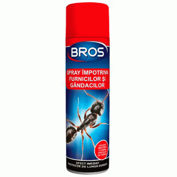 Spray împotriva furnicilor și gândacilor, 150 ml, Bros