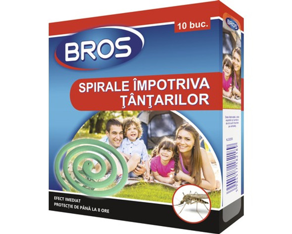 Spirale Bros împotriva țânțarilor, 10 bucăți