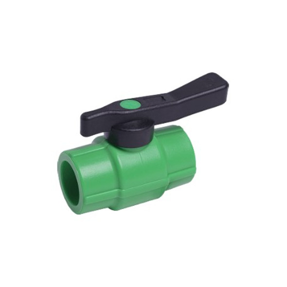 Robinet sferic de trecere, PPR, verde