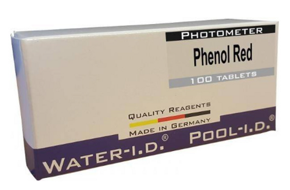 Tablete reactivi pH Phenol-Red, fotometru, 100 bucăți