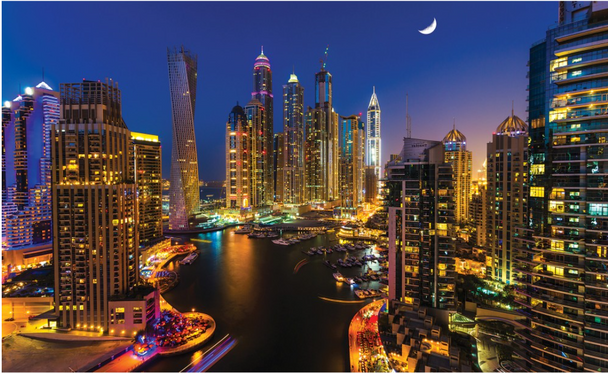 Fototapet Dubai, 3,68 x 2,54 m