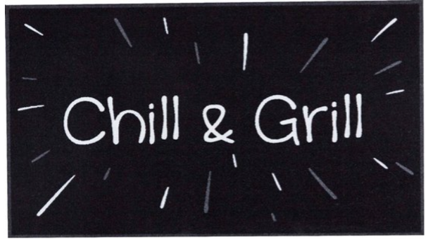 Traversă Grill BBQ Mat Chill&Grill Black, 67 x 120 cm