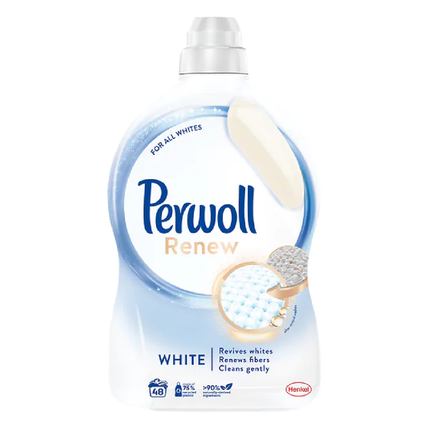 Detergent lichid Perwoll Renew White, 2.7 l, 45 spălări