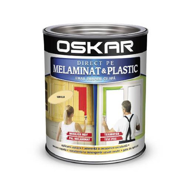 Vopsea Oskar email melaminat & plastic, 0.6 l