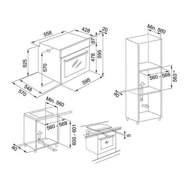 Cuptor încorporabil FSL 86 C XS