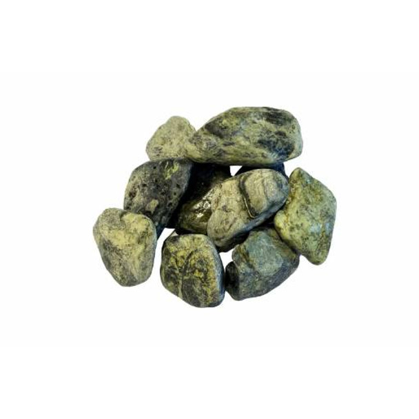 Piatră decorativă marmură, verde, 2-4 cm, sac 20 kg