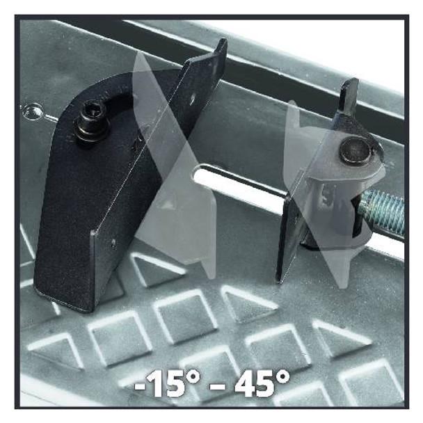 Mașină debitat metale Einhell TC-MC 355, 2300 W, disc abraziv 355 m, tăieri înclinate 15 - 45°, 100 mm adâncime tăiere la 90°