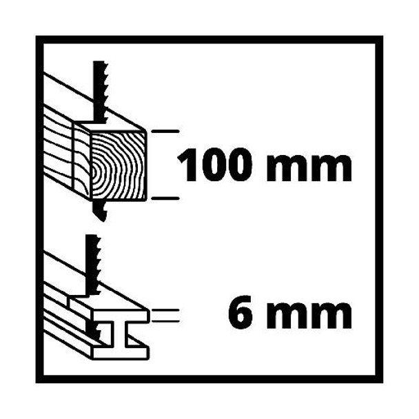 Fierăstrău multifuncțional Einhell PXC TE-AP 18 Li - Solo, fără acumulator, cursă 22 mm, tăiere în lemn/oțel 100/6 mm