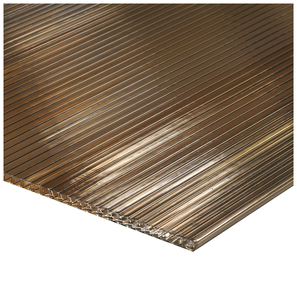 Policarbonat 10 mm, 2.1 x 6 m, Bronz