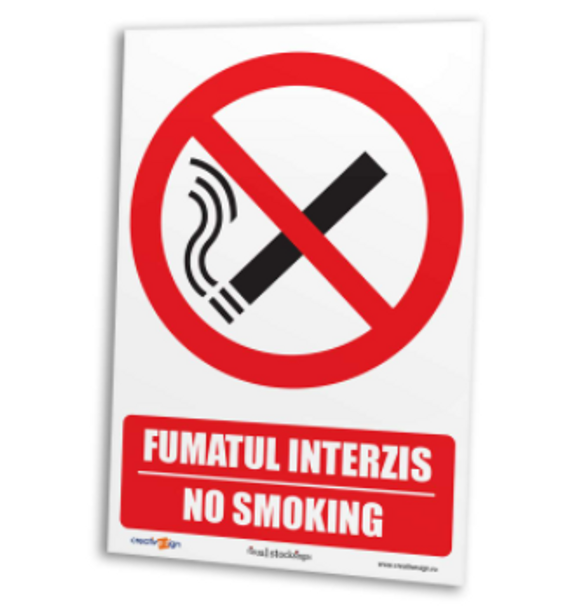 Indicator Fumatul Interzis No Smoking