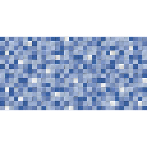 Faianță Cromatic Gloss,  Albastru Minimo, 25 x 50 cm