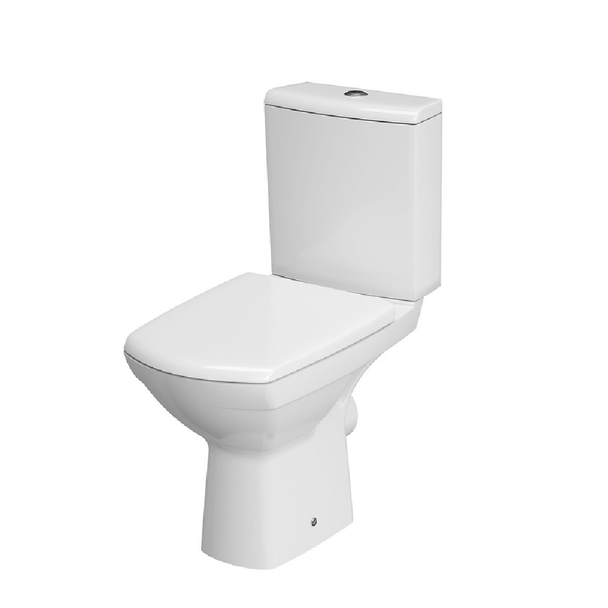 Set WC compact Carina + rezervor + capac WC duroplast, Cersanit