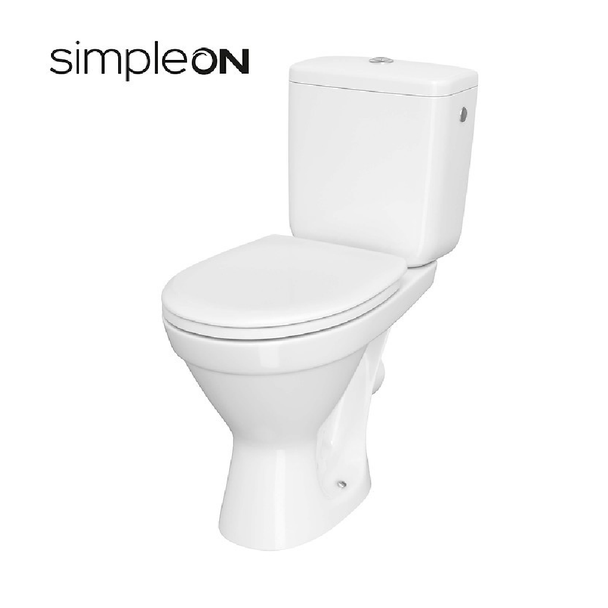 Set WC compact Cersania II Simpleon + capac WC duroplast, Cersanit