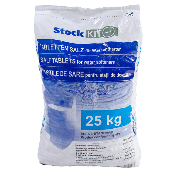 Pastile de sare pentru stație dedurizare aquaPUR 25kg