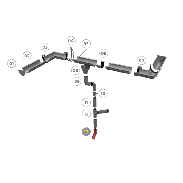 Cot evacuare D 90 mm