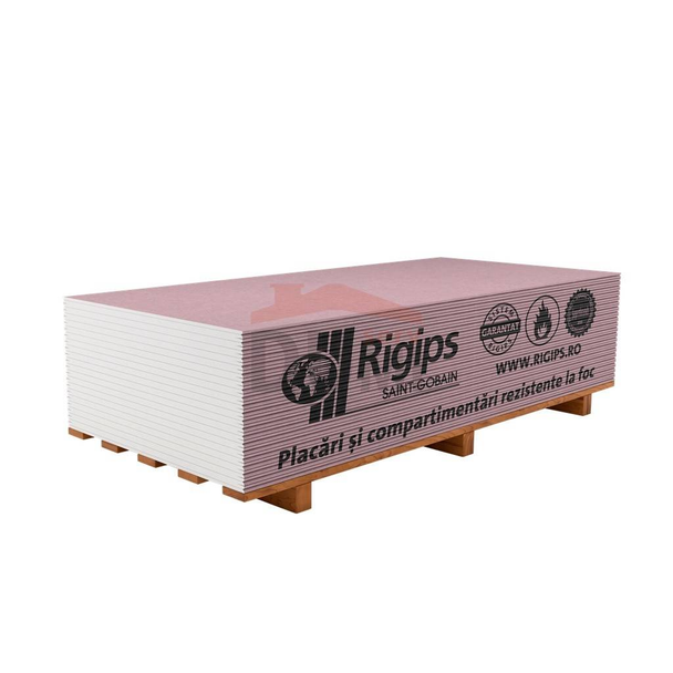 Placă Rigips RF, 12.5 x 1200 x 2600 mm