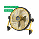 Ventilator industrial de podea, cu acumulator, 30 cm, 20 W