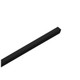 Lamelă riflaj Linea Slim Single, fără strat de bază, culoare negru, 2650x22x27 mm