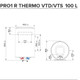Boiler termoelectric PRO 1 R 100 VTS/VTD