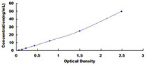 Typical Standard Curve for OAS1 ELISA (Sandwich)